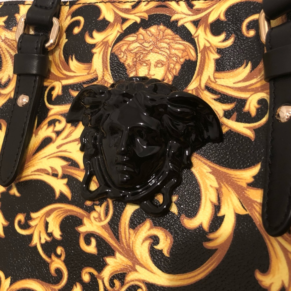 Versace 👁Barocco Vitello Medusa Tote 👜
